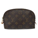 LOUIS VUITTON Monogram Pochette Cosmetic PM Cosmetic Pouch M47515 LV Auth 120099-13