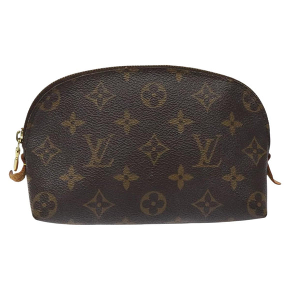 LOUIS VUITTON Monogram Pochette Cosmetic PM Cosmetic Pouch M47515 LV Auth 120099