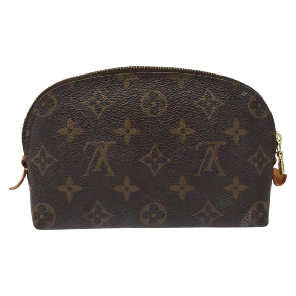 LOUIS VUITTON Monogram Pochette Cosmetic PM Cosmetic Pouch M47515 LV Auth 120099