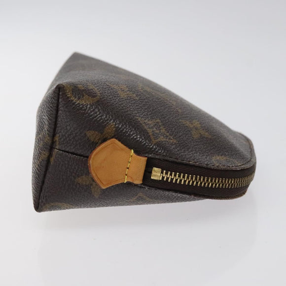 LOUIS VUITTON Monogram Pochette Cosmetic PM Cosmetic Pouch M47515 LV Auth 120099