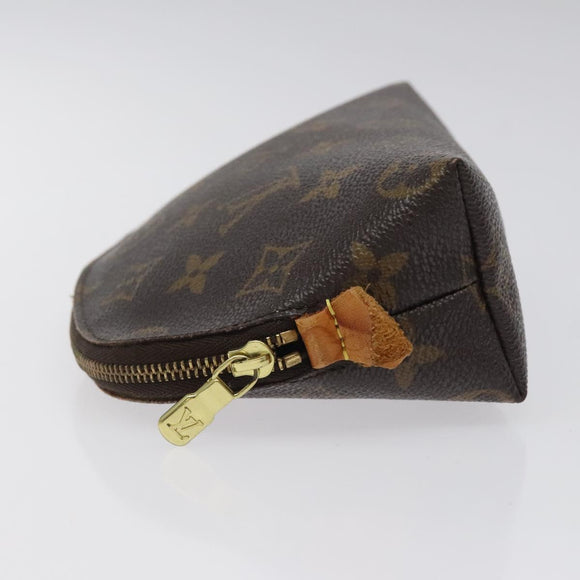 LOUIS VUITTON Monogram Pochette Cosmetic PM Cosmetic Pouch M47515 LV Auth 120099