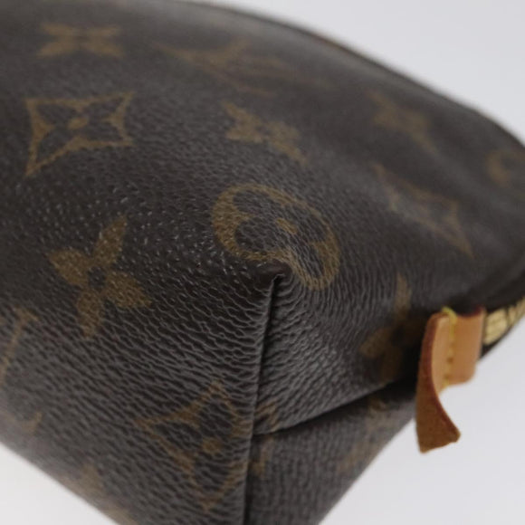 LOUIS VUITTON Monogram Pochette Cosmetic PM Cosmetic Pouch M47515 LV Auth 120099