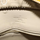 LOUIS VUITTON Monogram Vernis Houston Hand Bag Beige M91004 LV Auth 120112-17