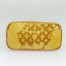 LOUIS VUITTON Monogram Vernis Houston Hand Bag Beige M91004 LV Auth 120112-5