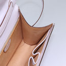 CELINE Hand Bag Leather 2way Purple Gold Auth 120119-24