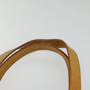 LOUIS VUITTON Monogram Vernis Houston Hand Bag Beige M91004 LV Auth 120122-8