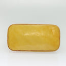 LOUIS VUITTON Monogram Vernis Houston Hand Bag Beige M91004 LV Auth 120122-5