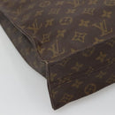 LOUIS VUITTON Monogram Sac Plat Hand Bag M51140 LV Auth 120123-15