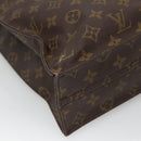 LOUIS VUITTON Monogram Sac Plat Hand Bag M51140 LV Auth 120123-9
