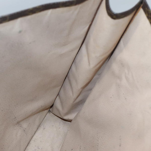 LOUIS VUITTON Monogram Sac Plat Hand Bag M51140 LV Auth 120123