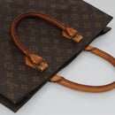 LOUIS VUITTON Monogram Sac Plat Hand Bag M51140 LV Auth 120123-6