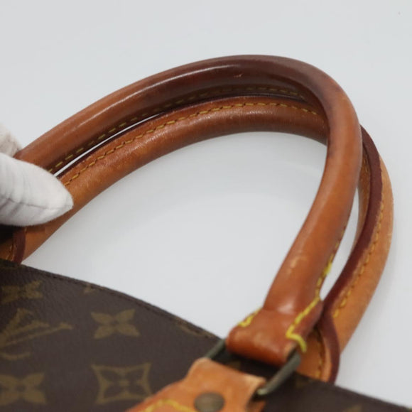 LOUIS VUITTON Monogram Sac Plat Hand Bag M51140 LV Auth 120123