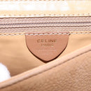 CELINE Shoulder Bag Suede Brown Gold Auth 120125-20