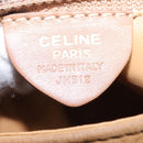 CELINE Shoulder Bag Suede Brown Gold Auth 120125-12