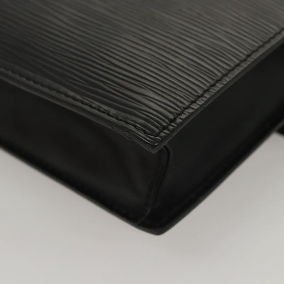 LOUIS VUITTON Epi Hublot Shoulder Bag Black Red M52557 LV Auth 120129