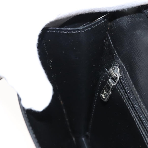 LOUIS VUITTON Epi Hublot Shoulder Bag Black Red M52557 LV Auth 120129