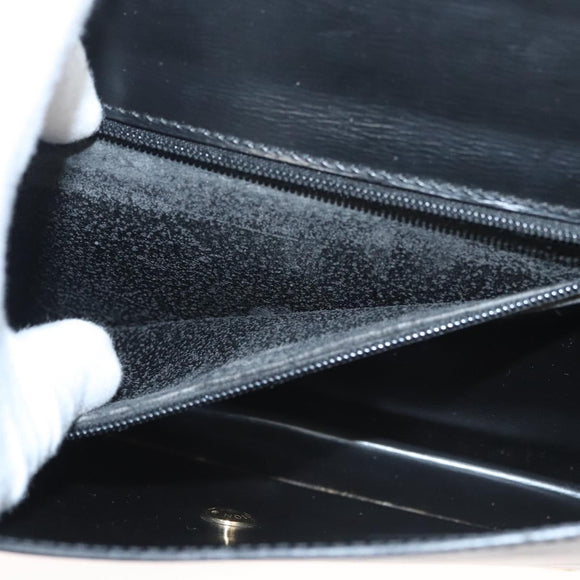 LOUIS VUITTON Epi Hublot Shoulder Bag Black Red M52557 LV Auth 120129