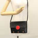 LOUIS VUITTON Epi Hublot Shoulder Bag Black Red M52557 LV Auth 120129-24