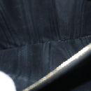 CELINE Macadam Canvas Hand Bag PVC Leather 2way Black Gold Auth 120130-24