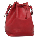 LOUIS VUITTON Epi Noe Shoulder Bag Red M44007 LV Auth 120135-1