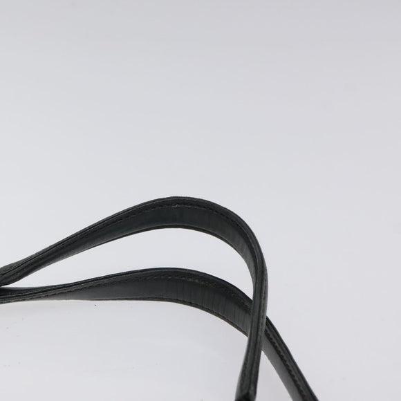 PRADA Chain Shoulder Bag Nylon Khaki Silver Auth 120140