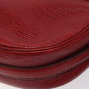 LOUIS VUITTON Epi Jeune Fille MM Shoulder Bag Red M52157 LV Auth 120142-16