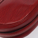 LOUIS VUITTON Epi Jeune Fille MM Shoulder Bag Red M52157 LV Auth 120142-17