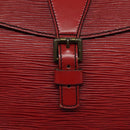 LOUIS VUITTON Epi Jeune Fille MM Shoulder Bag Red M52157 LV Auth 120142-18