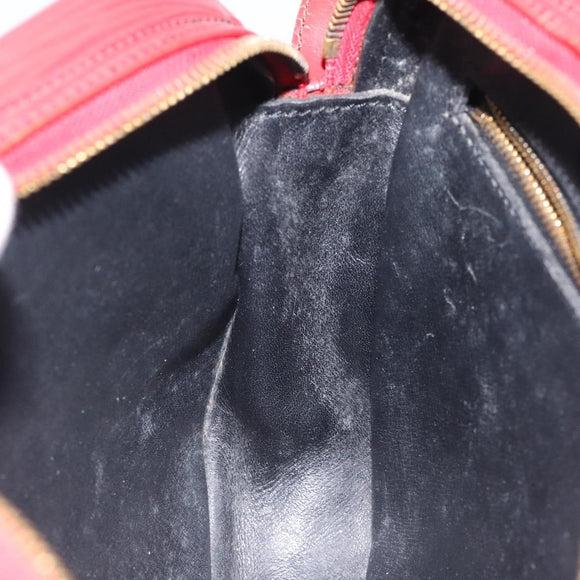 LOUIS VUITTON Epi Jeune Fille MM Shoulder Bag Red M52157 LV Auth 120142