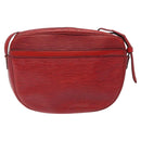 LOUIS VUITTON Epi Jeune Fille MM Shoulder Bag Red M52157 LV Auth 120142-2
