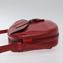 LOUIS VUITTON Epi Jeune Fille MM Shoulder Bag Red M52157 LV Auth 120142-4