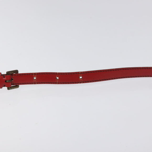 LOUIS VUITTON Epi Jeune Fille MM Shoulder Bag Red M52157 LV Auth 120142