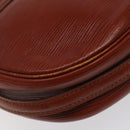 LOUIS VUITTON Epi Jeune FilleMM Shoulder Bag Brown M52153 LV Auth 120143-16