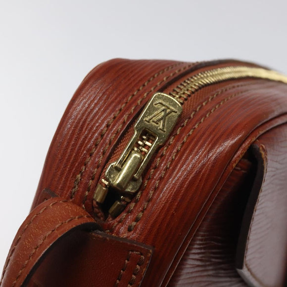 LOUIS VUITTON Epi Jeune FilleMM Shoulder Bag Brown M52153 LV Auth 120143