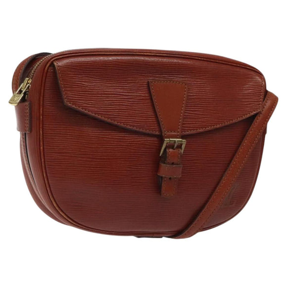 LOUIS VUITTON Epi Jeune FilleMM Shoulder Bag Brown M52153 LV Auth 120143