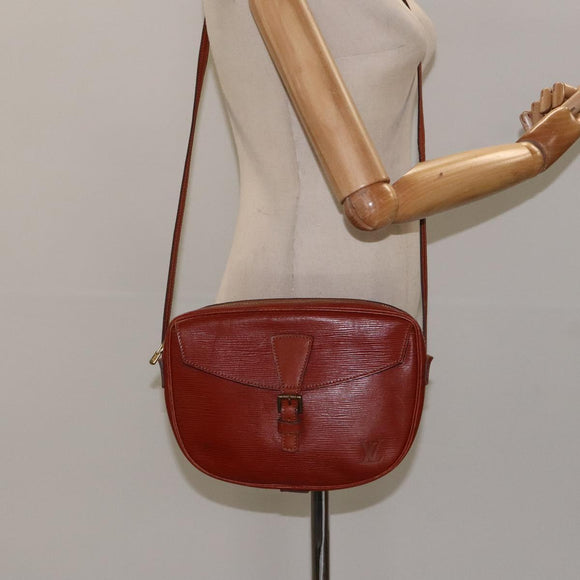 LOUIS VUITTON Epi Jeune FilleMM Shoulder Bag Brown M52153 LV Auth 120143