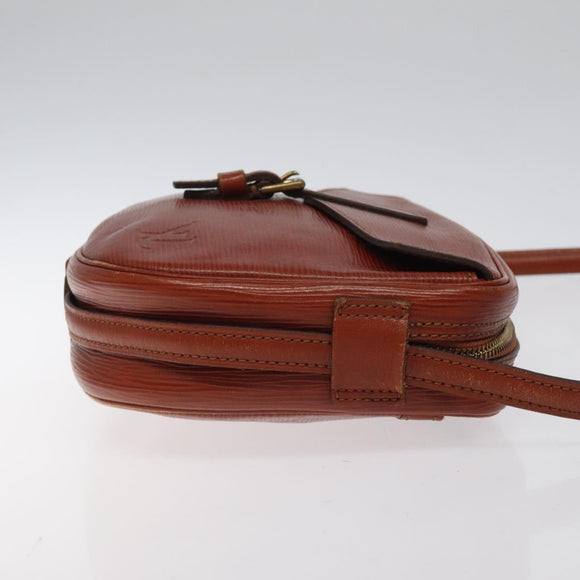 LOUIS VUITTON Epi Jeune FilleMM Shoulder Bag Brown M52153 LV Auth 120143