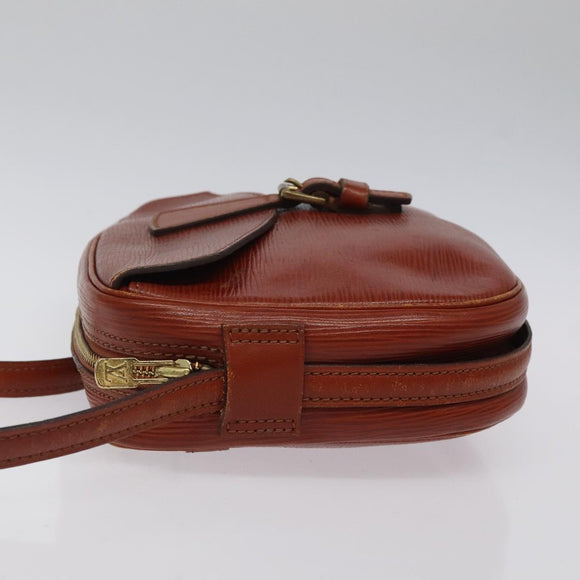 LOUIS VUITTON Epi Jeune FilleMM Shoulder Bag Brown M52153 LV Auth 120143