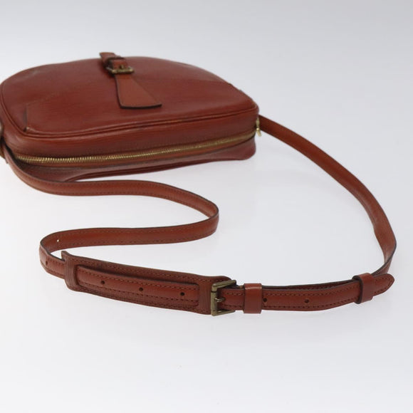 LOUIS VUITTON Epi Jeune FilleMM Shoulder Bag Brown M52153 LV Auth 120143