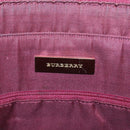BURBERRY Nova Check Tote Bag Canvas Beige Gold Auth 120144-11