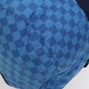 LOUIS VUITTON Damier Aventure Plat Ktical Bag Nylon Blue M97057 LV Auth 120148-17