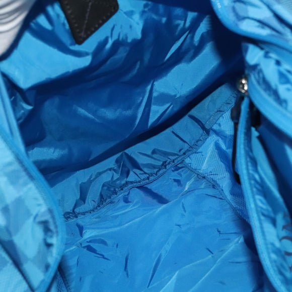 LOUIS VUITTON Damier Aventure Plat Ktical Bag Nylon Blue M97057 LV Auth 120148