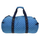 LOUIS VUITTON Damier Aventure Plat Ktical Bag Nylon Blue M97057 LV Auth 120148-2