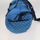 LOUIS VUITTON Damier Aventure Plat Ktical Bag Nylon Blue M97057 LV Auth 120148-3
