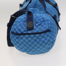 LOUIS VUITTON Damier Aventure Plat Ktical Bag Nylon Blue M97057 LV Auth 120148-4