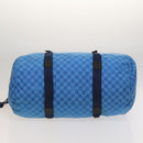 LOUIS VUITTON Damier Aventure Plat Ktical Bag Nylon Blue M97057 LV Auth 120148-5
