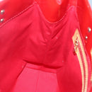 LOUIS VUITTON Monogram Vernis Reade MM Hand Bag Red Rouge M91086 LV Auth 120159-18