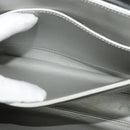 CELINE Chain Shoulder Bag Leather Silver Black gold Auth 120162-21