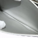 CELINE Chain Shoulder Bag Leather Silver Black gold Auth 120162-23