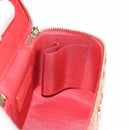 CHANEL Chain Shoulder Bag Straw Beige Gold CC Auth 120168AM-25